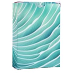 Pink Sky Blue Ocean Waves Playing Cards Single Design (rectangle) With Custom Box