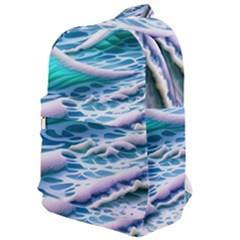 Shore Blue Ocean Waves Classic Backpack by GardenOfOphir