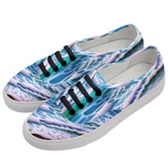 Shore Blue Ocean Waves Women s Classic Low Top Sneakers by GardenOfOphir