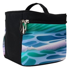 Shore Blue Ocean Waves Make Up Travel Bag (small) by GardenOfOphir