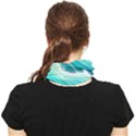 Pastel Blue Ocean Waves Iii Face Covering Bandana (Two Sides) View2