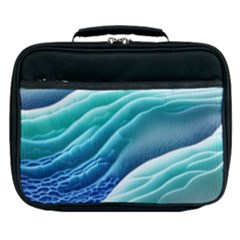 Pastel Beach Wave I Lunch Bag by GardenOfOphir