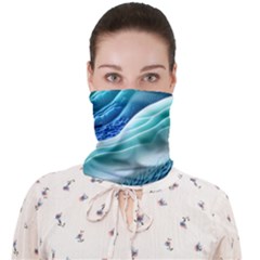 Pastel Beach Wave I Face Covering Bandana (adult)