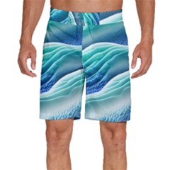 Pastel Beach Wave I Men s Beach Shorts by GardenOfOphir