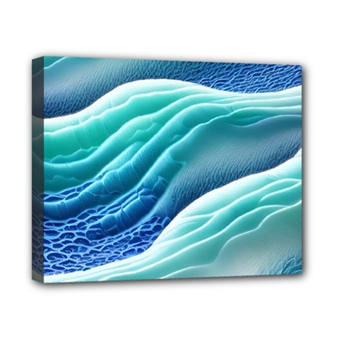 Pastel Beach Wave I Canvas 10  X 8  (stretched) by GardenOfOphir