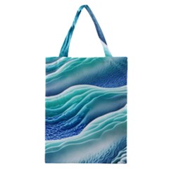 Pastel Beach Wave I Classic Tote Bag by GardenOfOphir