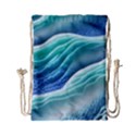 Pastel Beach Wave I Drawstring Bag (Small) View1