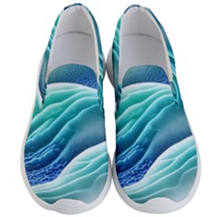 Pastel Beach Wave I Men s Lightweight Slip Ons by GardenOfOphir