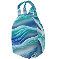 Pastel Beach Wave I Travel Backpacks by GardenOfOphir