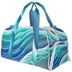 Pastel Beach Wave I Burner Gym Duffel Bag by GardenOfOphir