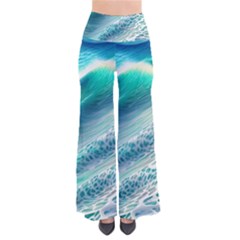 Pastel Beach Wave So Vintage Palazzo Pants by GardenOfOphir