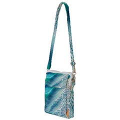 Pastel Beach Wave Multi Function Travel Bag by GardenOfOphir