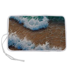 Abstract Waves Summertime On The Sea Pen Storage Case (m) by GardenOfOphir