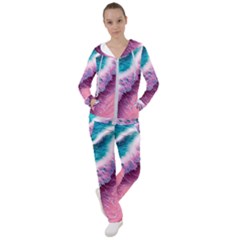 Summer Waves In Pink Ii Women s Tracksuit