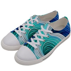 The Power Of The Ocean Iii Women s Low Top Canvas Sneakers by GardenOfOphir