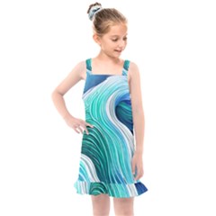 The Power Of The Ocean Iii Kids  Overall Dress by GardenOfOphir