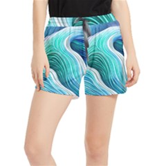 The Power Of The Ocean Iii Women s Runner Shorts by GardenOfOphir