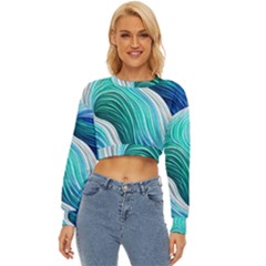 The Power Of The Ocean Iii Lightweight Long Sleeve Sweatshirt by GardenOfOphir