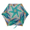 Waves At The Ocean s Edge Mini Folding Umbrellas View1