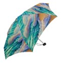 Waves At The Ocean s Edge Mini Folding Umbrellas View2