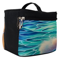 Waves At The Ocean s Edge Make Up Travel Bag (small) by GardenOfOphir