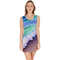 Blue Wave Ii Bodycon Dress by GardenOfOphir