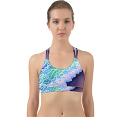 Blue Wave Ii Back Web Sports Bra by GardenOfOphir