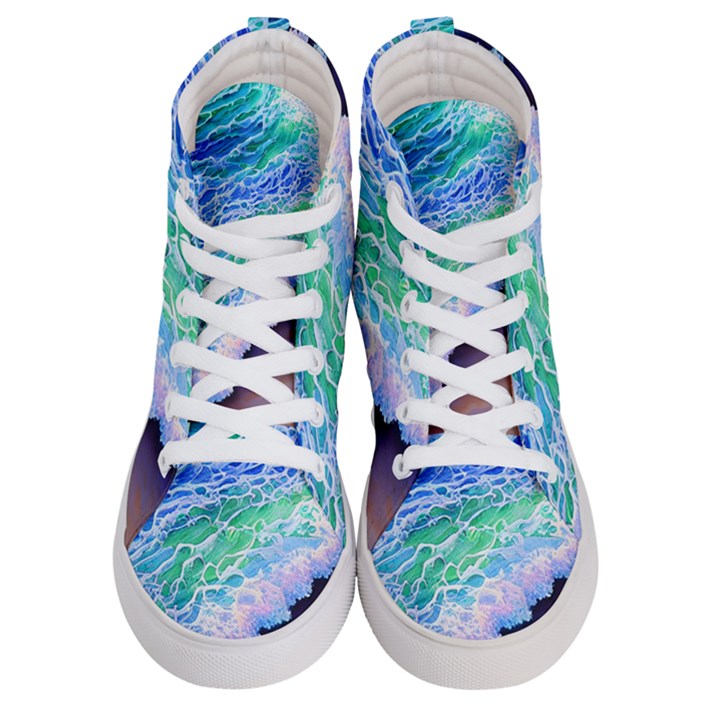 Blue Wave Ii Women s Hi-Top Skate Sneakers