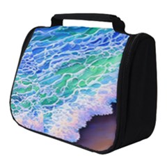 Blue Wave Ii Full Print Travel Pouch (small) by GardenOfOphir