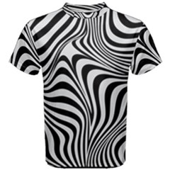 Pattern Geometric Lines Shapes Design Art Men s Cotton Tee