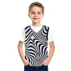 Pattern Geometric Lines Shapes Design Art Kids  Basketball Tank Top by Ravend