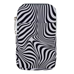 Pattern Geometric Lines Shapes Design Art Waist Pouch (small) by Ravend