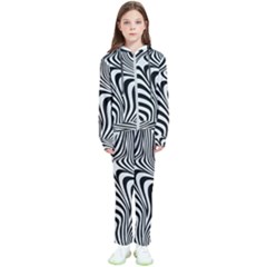 Pattern Geometric Lines Shapes Design Art Kids  Tracksuit by Ravend