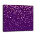 Purple Glittery Backdrop Scrapbooking Sparkle Deluxe Canvas 24  x 20  (Stretched) View1