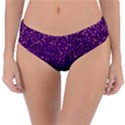 Purple Glittery Backdrop Scrapbooking Sparkle Reversible Classic Bikini Bottoms View1