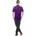 Purple Glittery Backdrop Scrapbooking Sparkle Men s Polo Tee View2