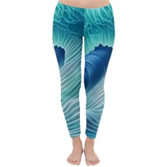 Summer Ocean Waves Classic Winter Leggings by GardenOfOphir