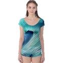 Summer Ocean Waves Boyleg Leotard  View1