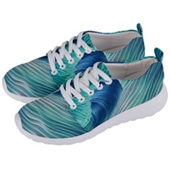 Summer Ocean Waves Men s Lightweight Sports Shoes by GardenOfOphir