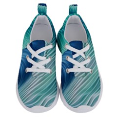 Summer Ocean Waves Running Shoes by GardenOfOphir