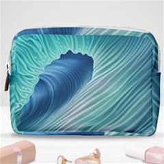 Summer Ocean Waves Make Up Pouch (medium) by GardenOfOphir