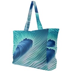 Summer Ocean Waves Simple Shoulder Bag by GardenOfOphir