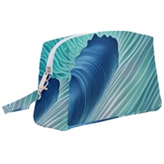 Summer Ocean Waves Wristlet Pouch Bag (large) by GardenOfOphir