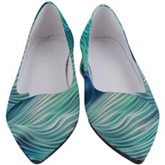 Summer Ocean Waves Women s Block Heels  by GardenOfOphir