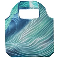 Summer Ocean Waves Foldable Grocery Recycle Bag by GardenOfOphir