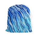 Nature Ocean Waves Drawstring Pouch (2XL) View1