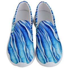 Nature Ocean Waves Men s Lightweight Slip Ons by GardenOfOphir