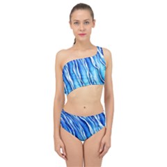 Nature Ocean Waves Spliced Up Two Piece Swimsuit by GardenOfOphir