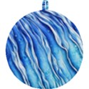 Nature Ocean Waves Round Trivet View2