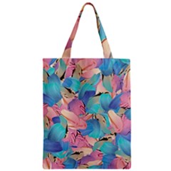 Painting Watercolor Abstract Design Artistic Ink Zipper Classic Tote Bag by Ravend